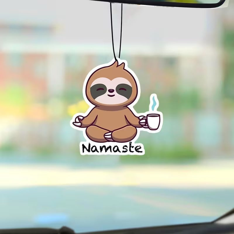 Duftbaum Namaste von Tibetia mit meditierendem Faultier