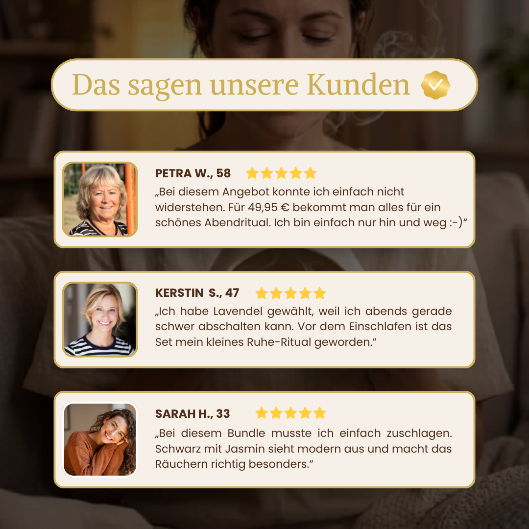 Räucherkamin Willkommens-Set