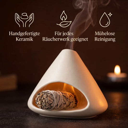 Räucherkamin aus Keramik