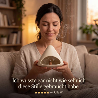 Räucherkamin aus Keramik von Tibetia im Detail