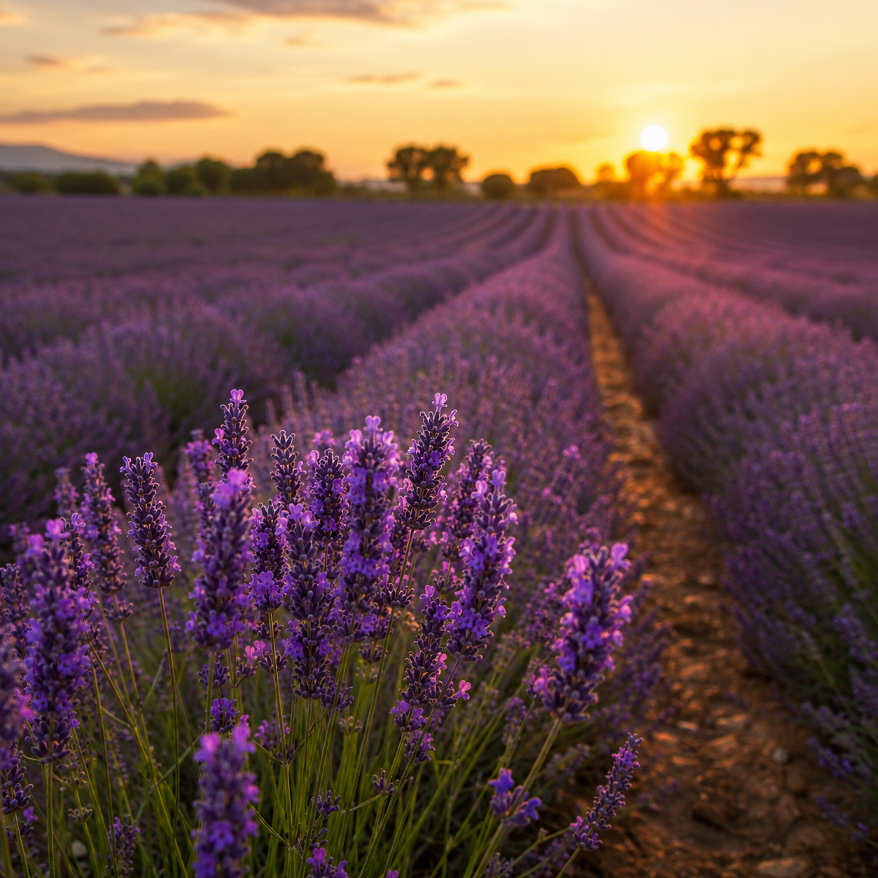 Französischer Lavendel als natürlicher Rohstoff der Räucherkegel