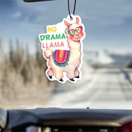 Duftbaum No Drama Llama von Tibetia für den Rückspiegel